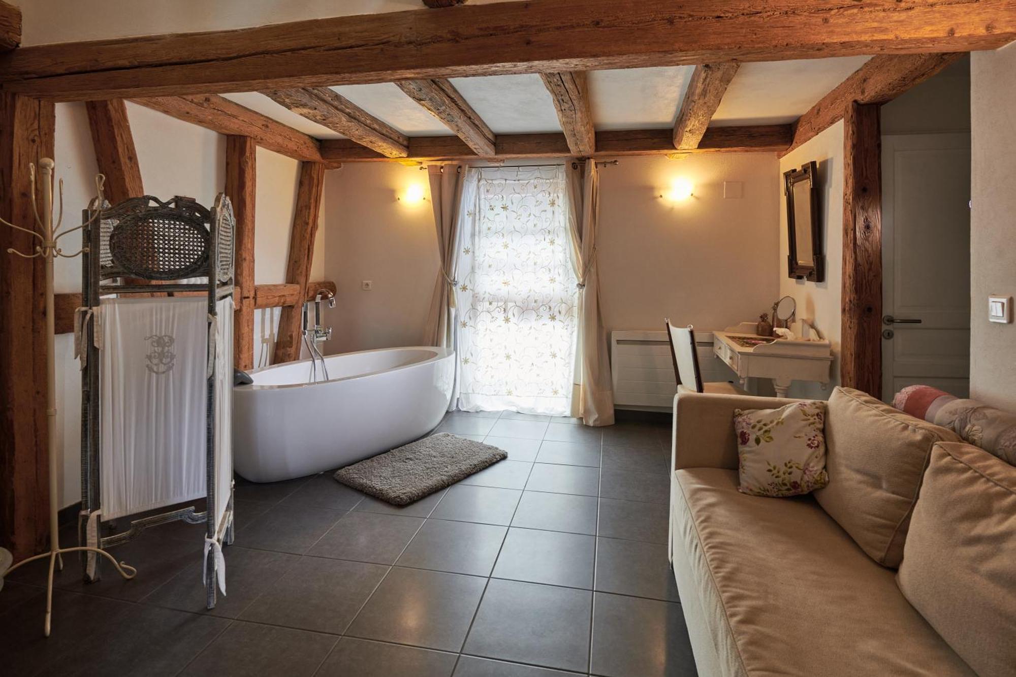 La Cour De Lise Maison D'Hotes Et Spa Willgottheim Rum bild